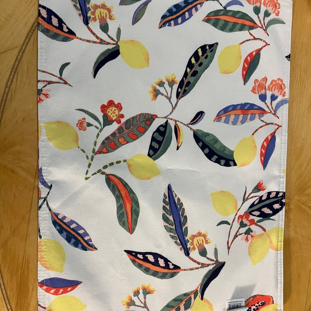 Food Network Colorful Fruit and Leaf Fabric